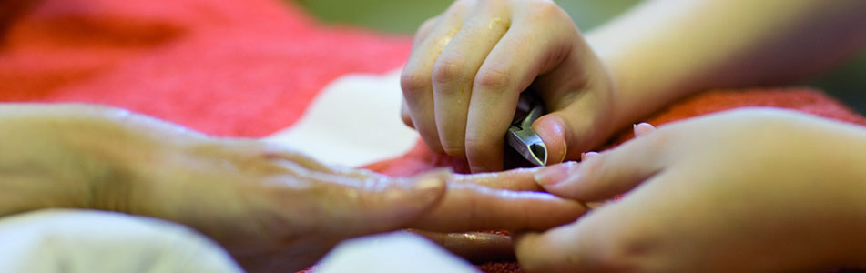 Nail treatment at Solihull College